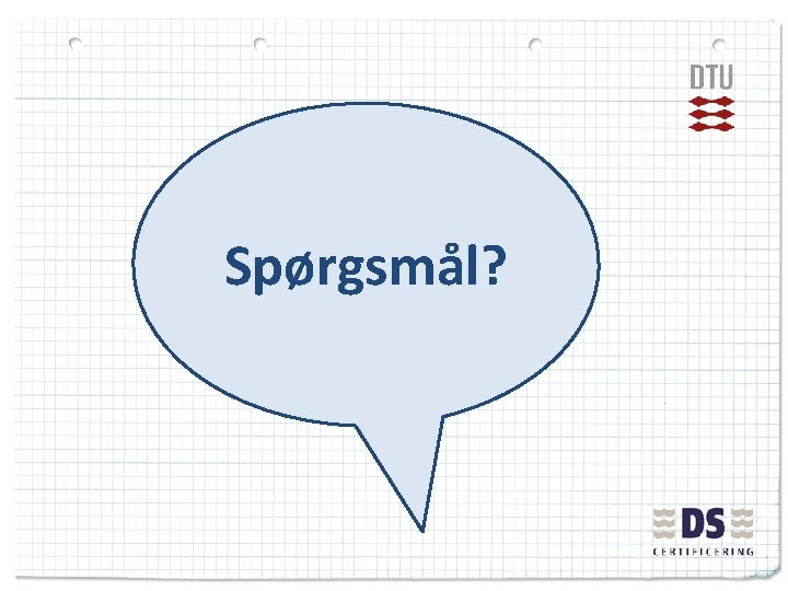 Spørgsmål? 