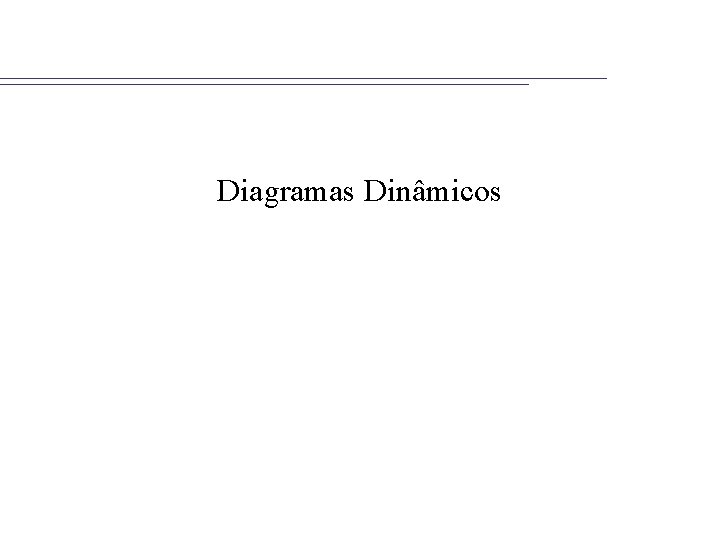 Diagramas Dinâmicos 