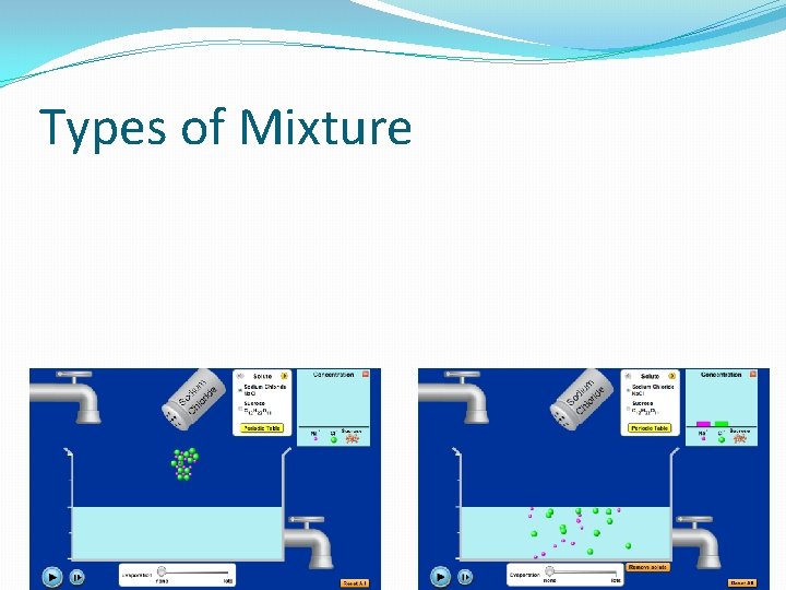 Types of Mixture 