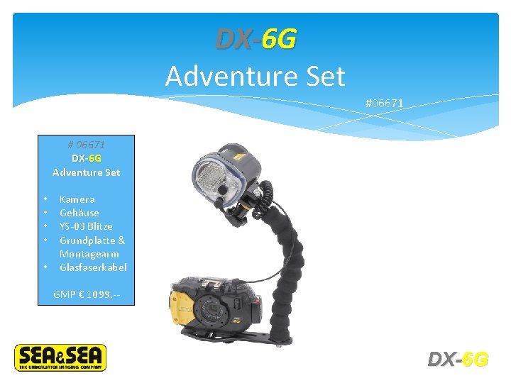 DX-6 G Adventure Set #06671 # 06671 DX-6 G Adventure Set • • •
