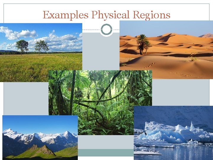 Examples Physical Regions 