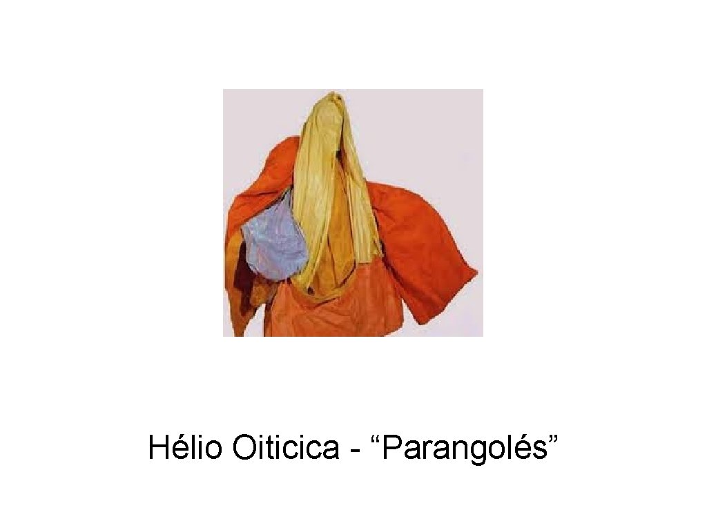 Hélio Oiticica - “Parangolés” 