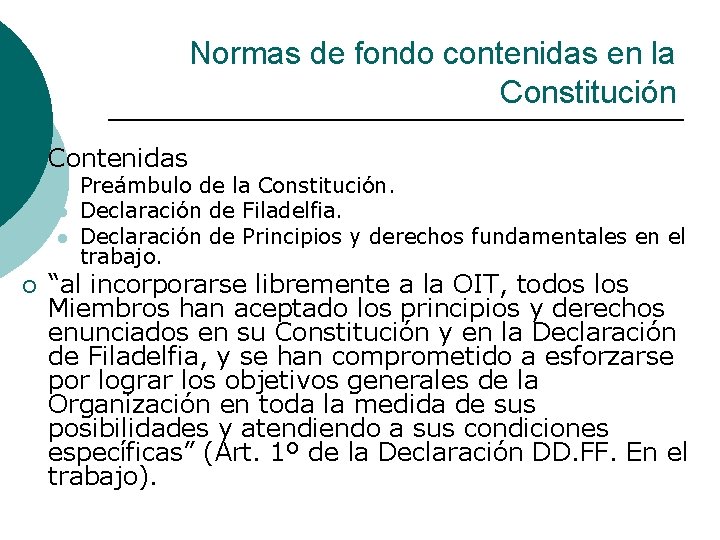 Normas internacionales del trabajo doctrina y jurisprudencia constitucional 