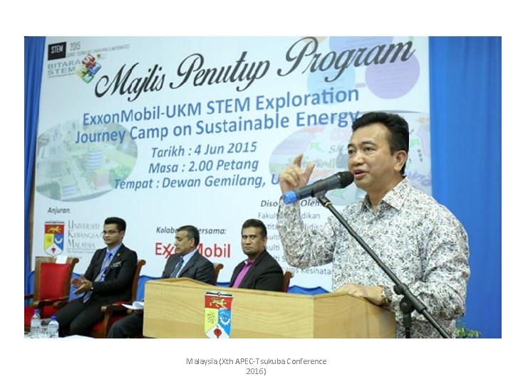 Malaysia (Xth APEC-Tsukuba Conference 2016) 