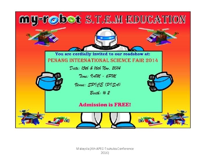 Malaysia (Xth APEC-Tsukuba Conference 2016) 