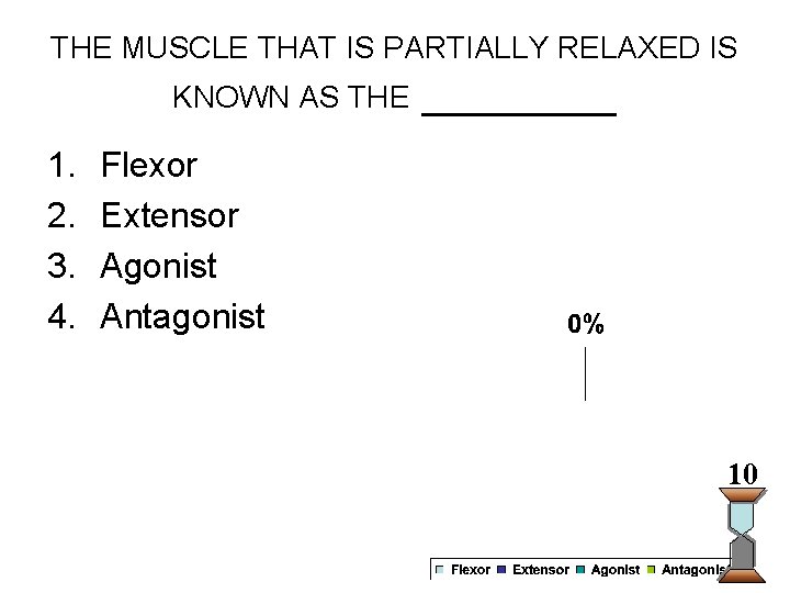 THE MUSCLE THAT IS PARTIALLY RELAXED IS KNOWN AS THE 1. 2. 3. 4.