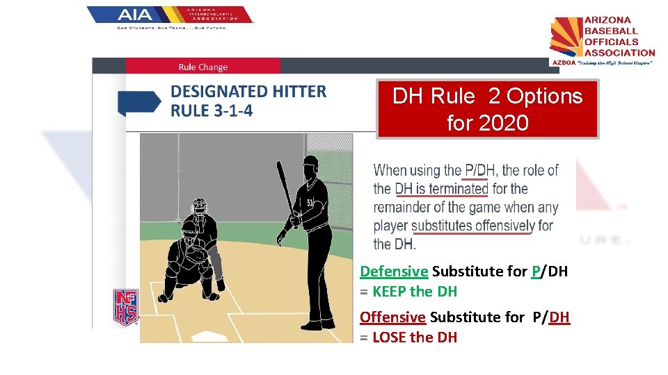 DH Rule 2 Options for 2020 The new rules now allows for a for