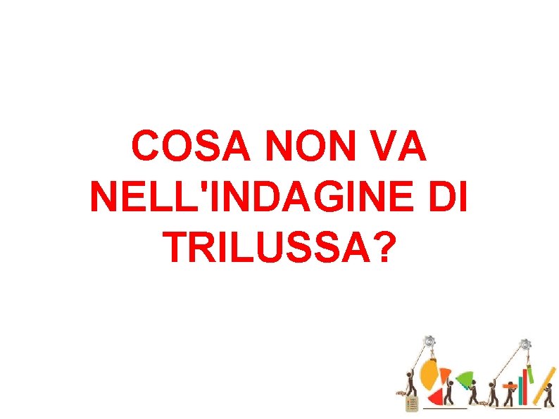 COSA NON VA NELL'INDAGINE DI TRILUSSA? 