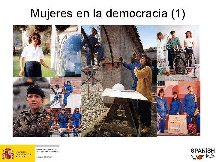 Mujeres en la democracia (1) 