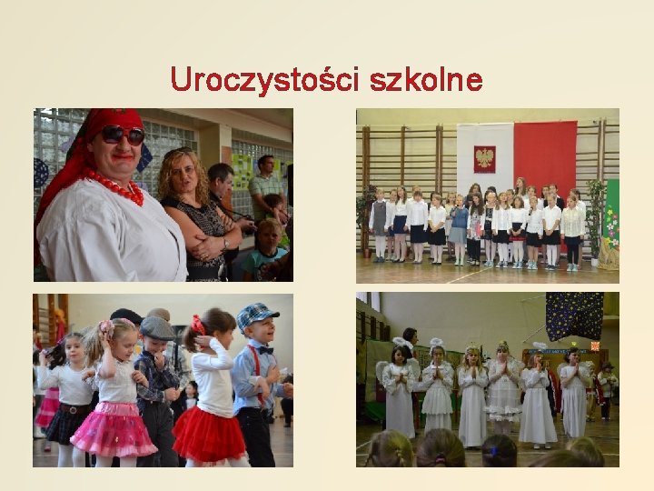 Uroczystości szkolne 