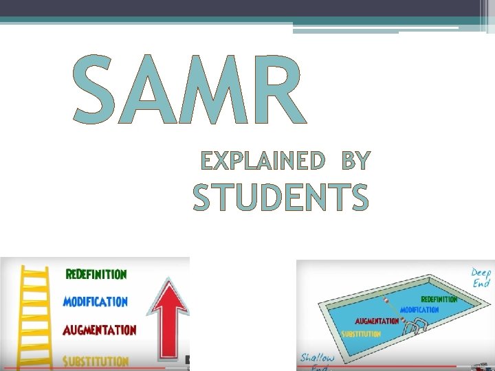 SAMR EXPLAINED BY STUDENTS 