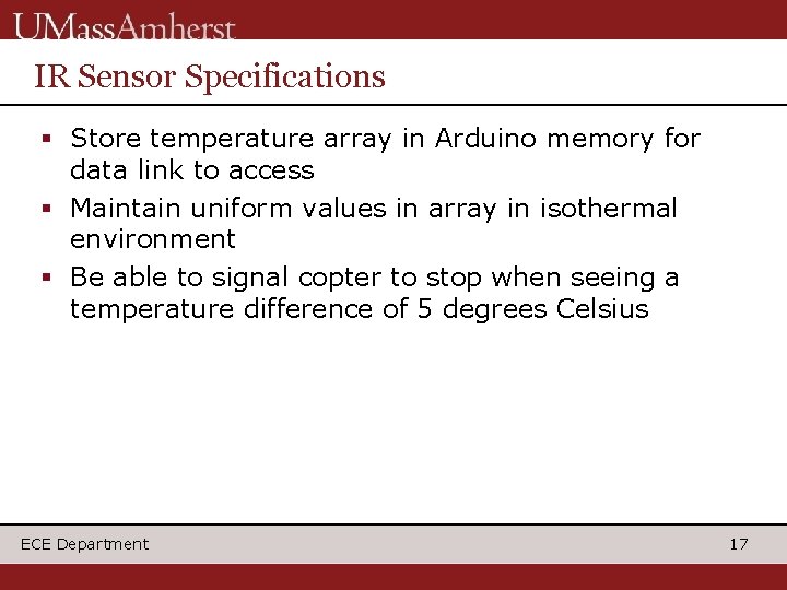 IR Sensor Specifications Store temperature array in Arduino memory for data link to access IR Sensor Specifications Store temperature array in Arduino memory for data link to access