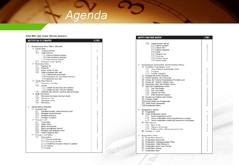 Agenda 