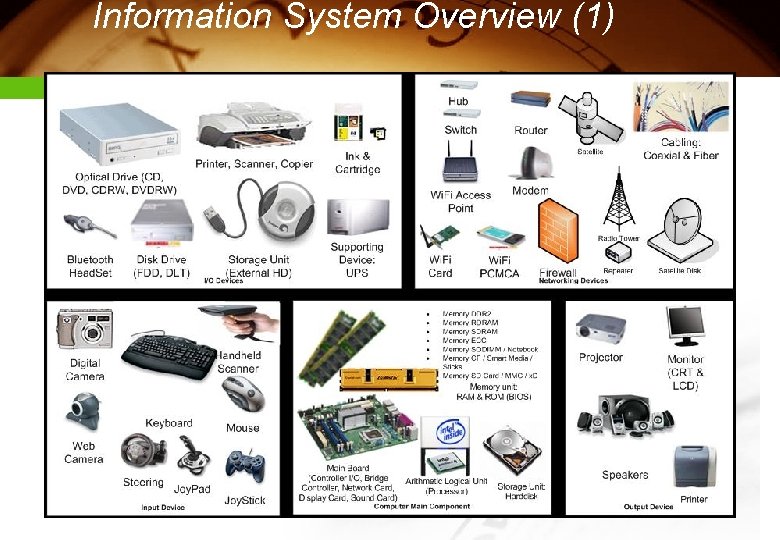 Information System Overview (1) 