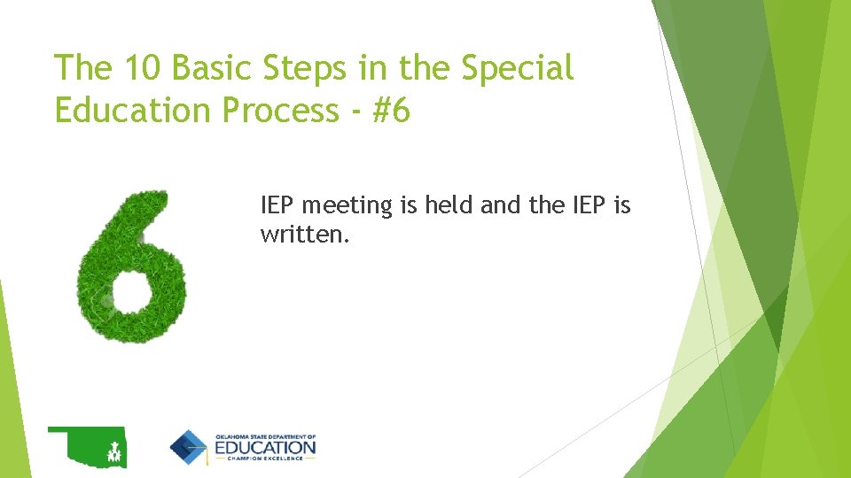 The 10 Basic Steps in the Special Education Process - #6 IEP meeting is