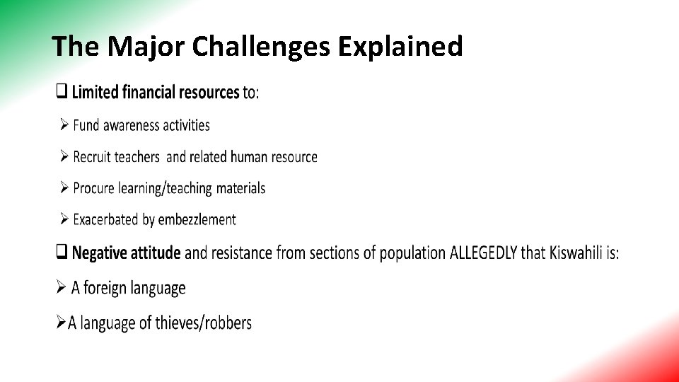 The Major Challenges Explained 
