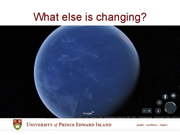 What else is changing? 