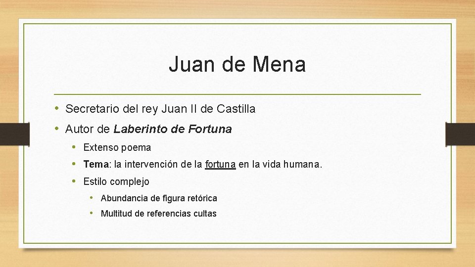 Juan de Mena • Secretario del rey Juan II de Castilla • Autor de