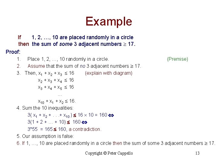 Example If 1, 2, …, 10 are placed randomly in a circle then the Example If 1, 2, …, 10 are placed randomly in a circle then the