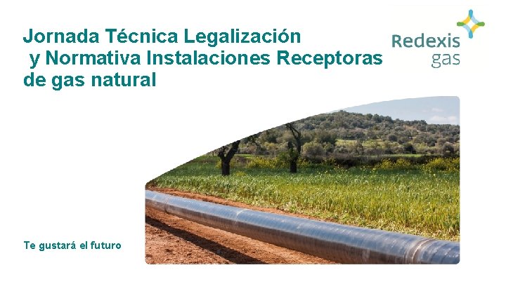 Jornada Técnica Legalización y Normativa Instalaciones Receptoras de gas natural Te gustará el futuro