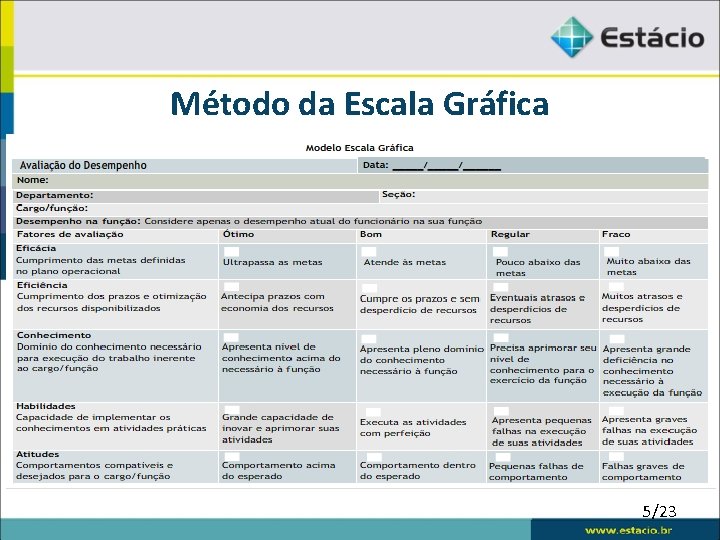 Método da Escala Gráfica 5/23 