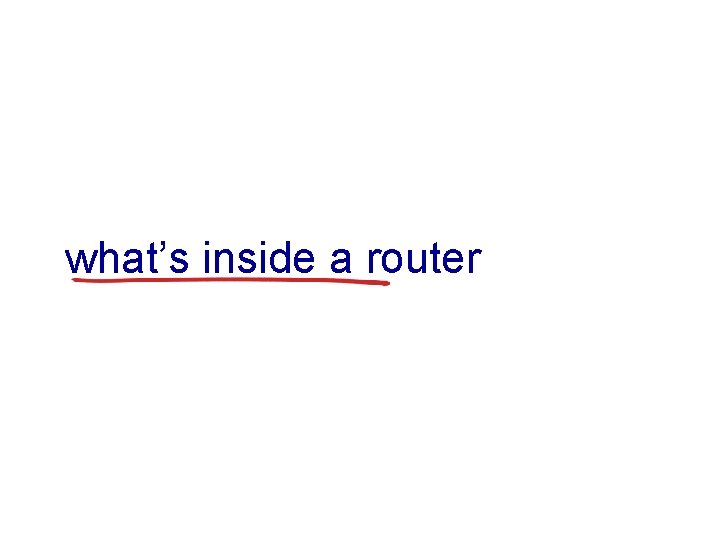 what’s inside a router 