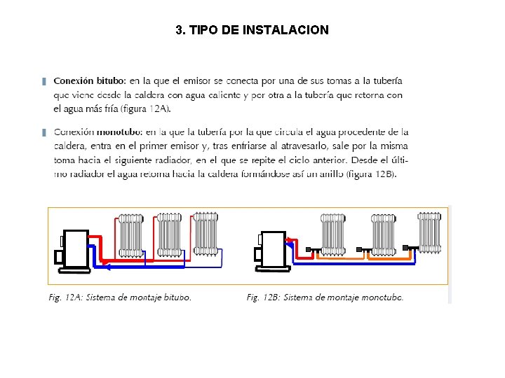 3. TIPO DE INSTALACION 3. TIPO DE INSTALACION
