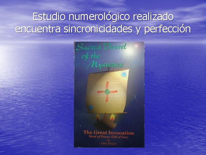 Estudio numerológico realizado encuentra sincronicidades y perfección 
