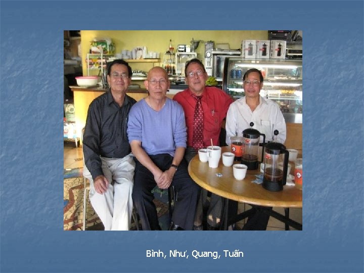 Bình, Như, Quang, Tuấn 