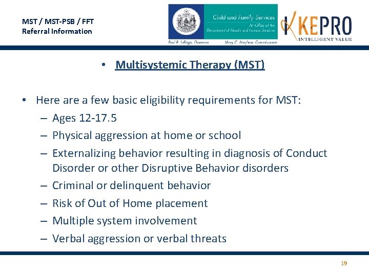 MST / MST-PSB / FFT Referral Information • Multisystemic Therapy (MST) • Here a MST / MST-PSB / FFT Referral Information • Multisystemic Therapy (MST) • Here a