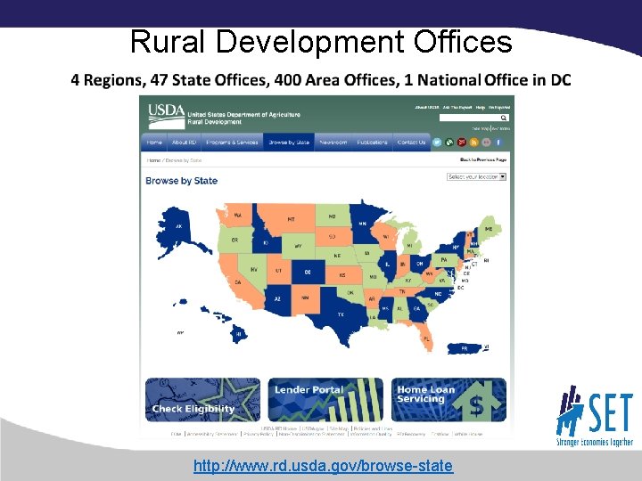 Rural Development Offices http: //www. rd. usda. gov/browse-state 