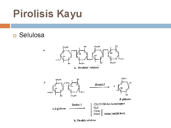 Pirolisis Kayu Selulosa 