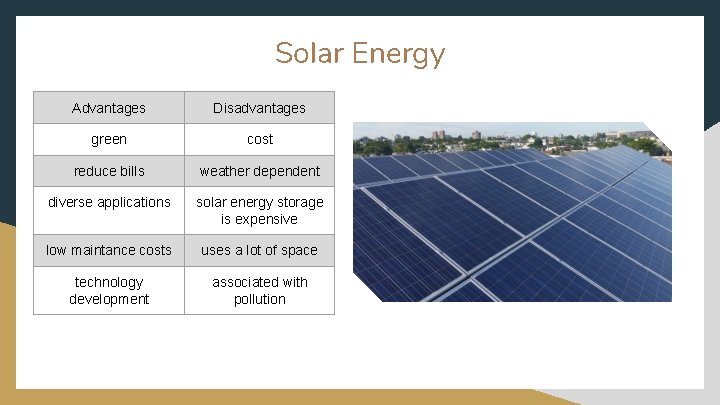 Solar Energy Advantages Disadvantages green cost reduce bills weather dependent diverse applications solar energy