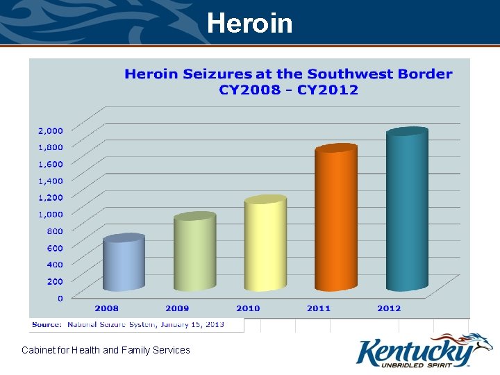 Heroin Cabinet for Health and Family Services 