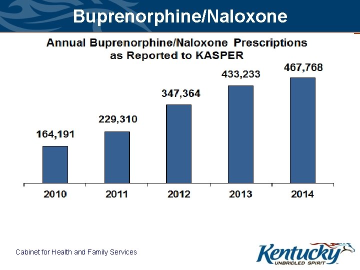 Buprenorphine/Naloxone Cabinet for Health and Family Services 