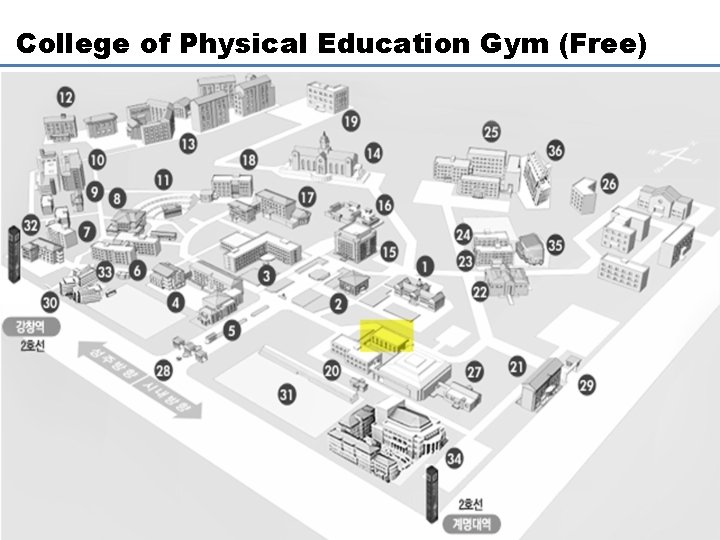 College of Physical Education Gym (Free) 