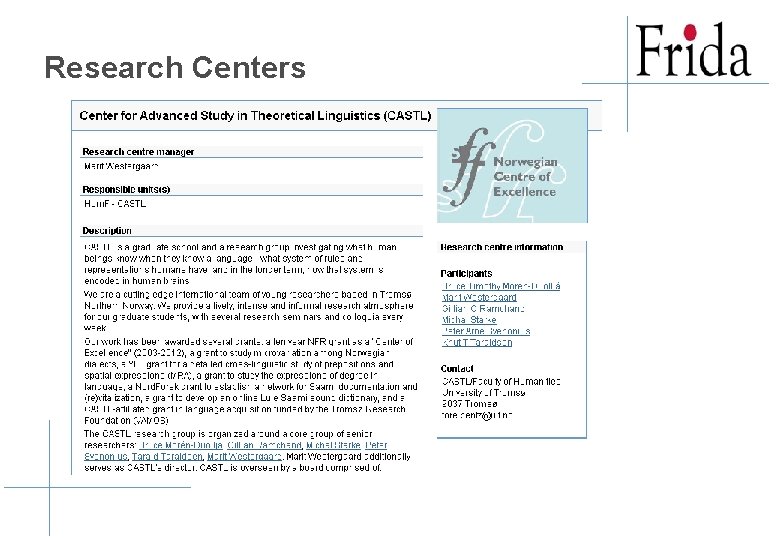 Research Centers Research Centers