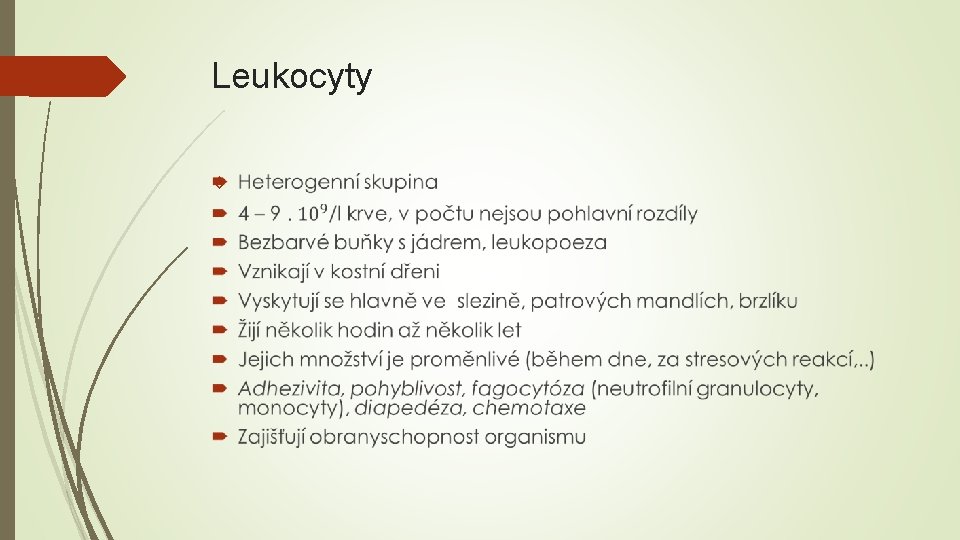 Leukocyty 