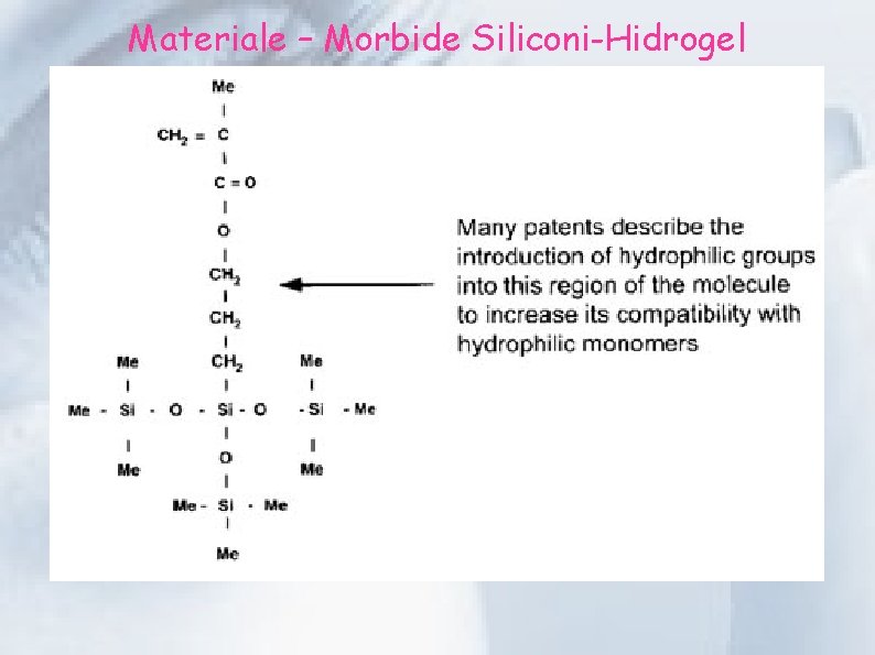 Materiale – Morbide Siliconi-Hidrogel 