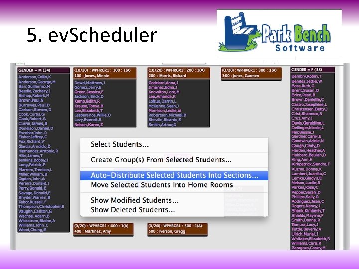 5. ev. Scheduler 