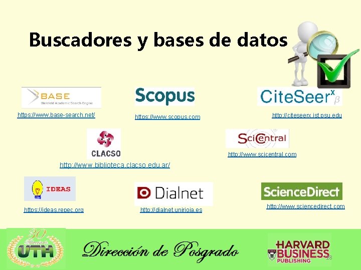 Buscadores y bases de datos https: //www. base-search. net/ https: //www. scopus. com http: