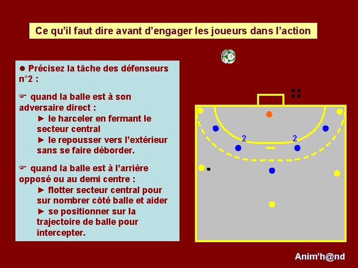 Ce qu’il faut dire avant d’engager les joueurs dans l’action l Précisez la tâche