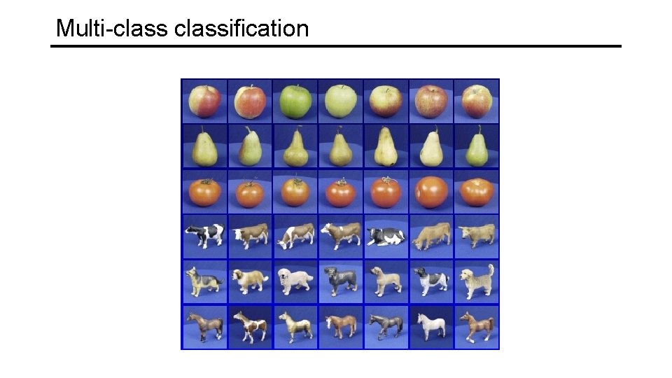 Multi-classification 