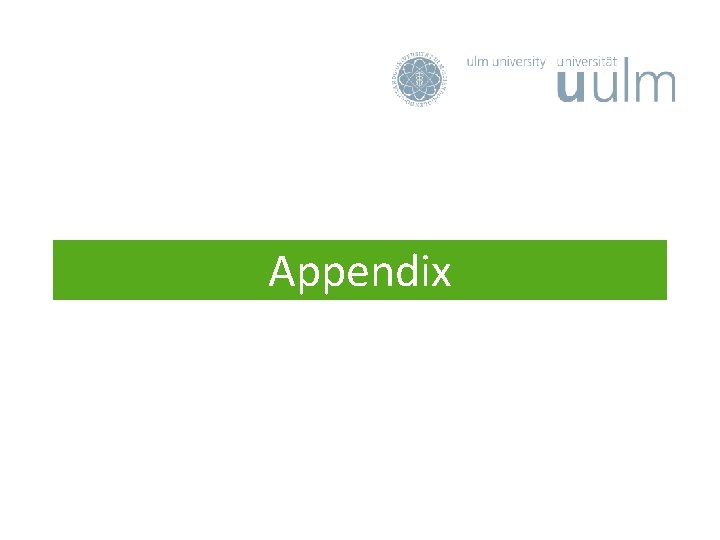 Appendix 