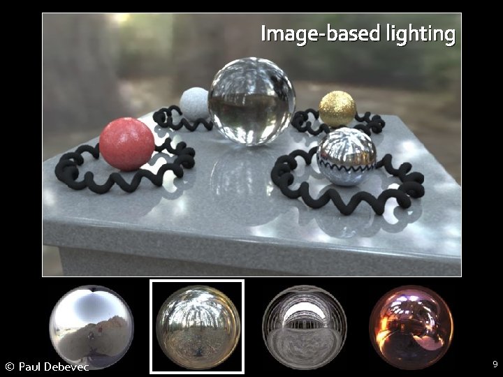 Image-based lighting © Paul Debevec 9 