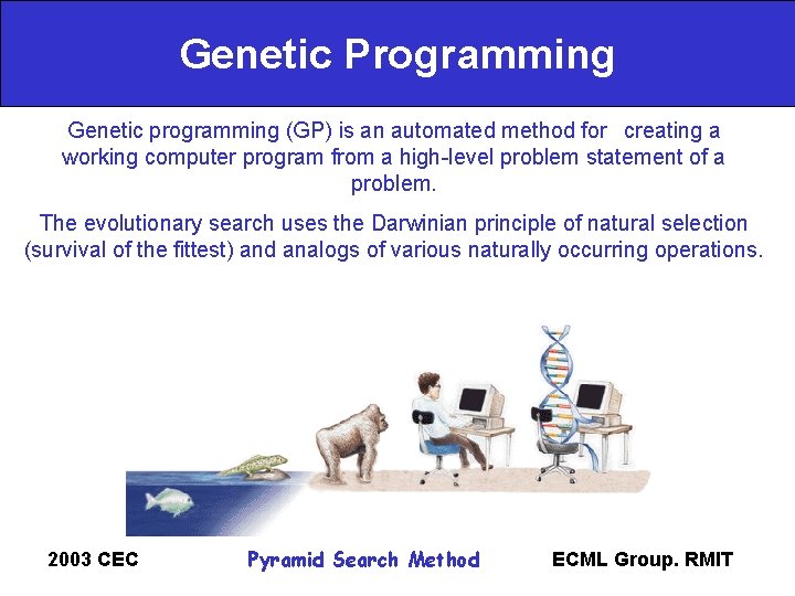 Genetic Programming Genetic programming GP is an automated