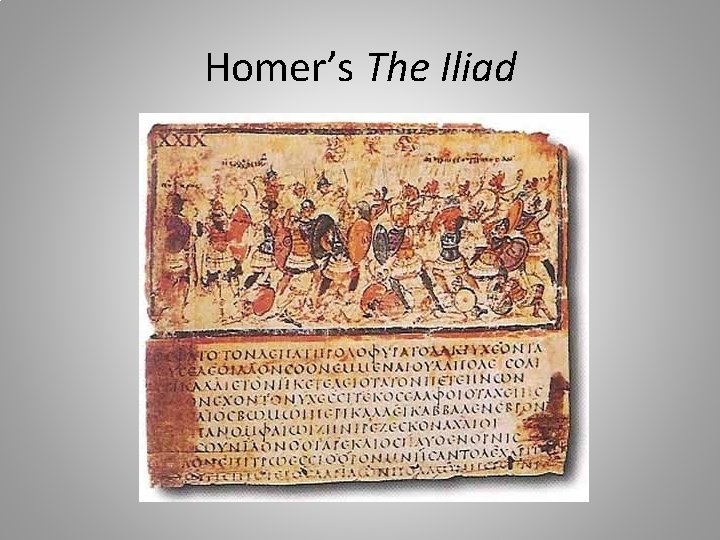 Homer’s The Iliad 