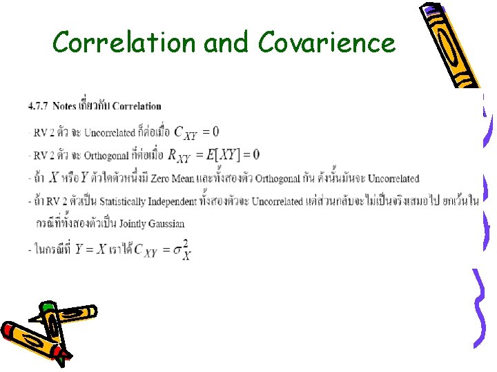 Correlation and Covarience 