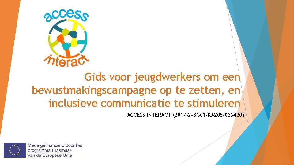 Gids voor jeugdwerkers om een bewustmakingscampagne op te zetten, en inclusieve communicatie te stimuleren