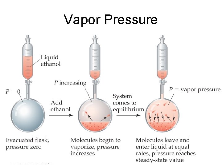 Vapor Pressure Intermolecular Forces © 2015 Pearson Education, Inc. 